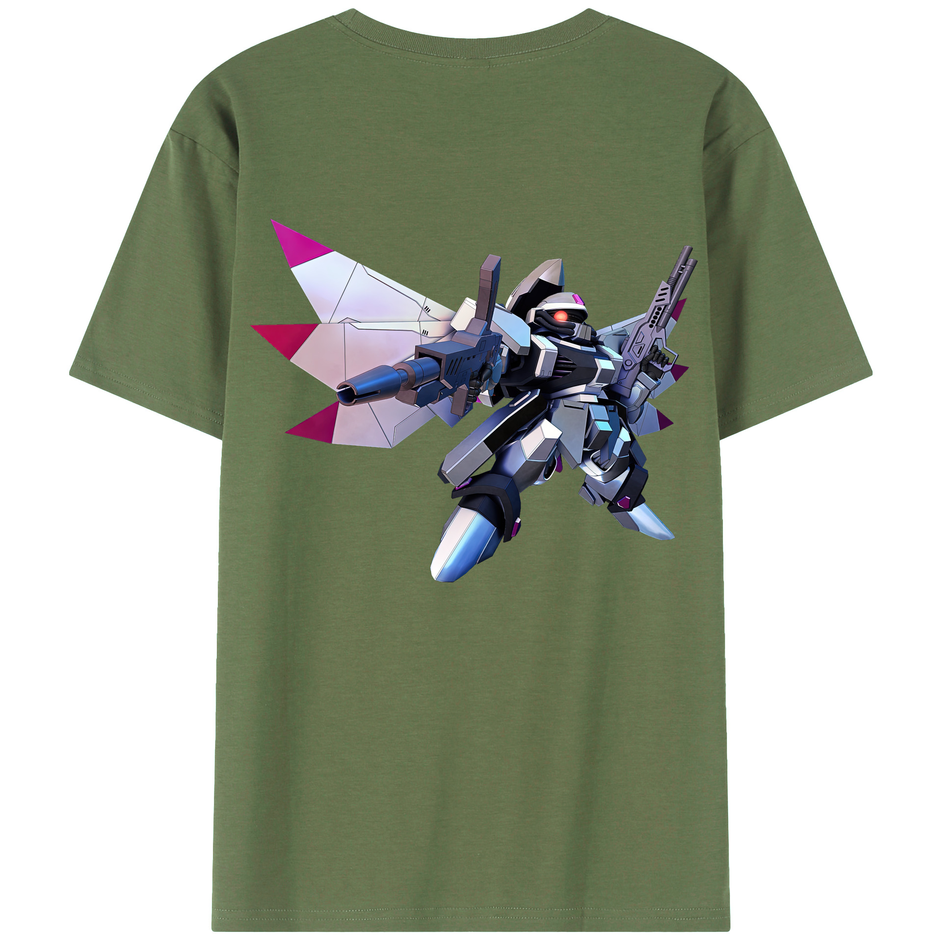 （画像用） 機動戦士ガンダム Mobile Suit Gundam 綿100％ メンズ半袖Tシャツ（バックプリント） 通気性